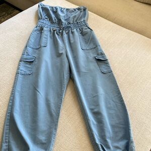 COPY - Summertime is here! Cute elastic top & waist jumpsuit!